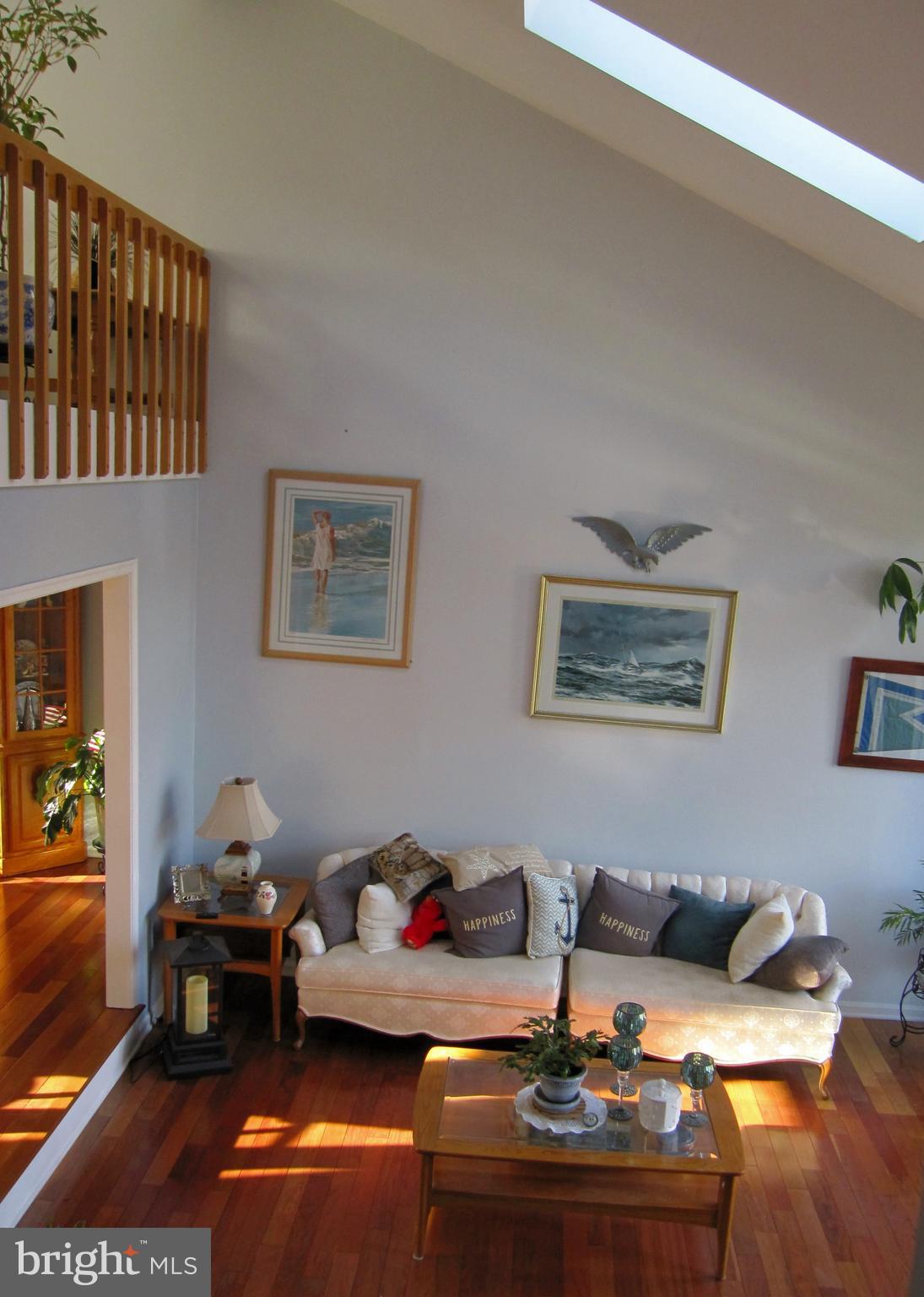 565 Laurel Court Riva, MD 21140 - Photo 8 of 55 Living room with skylights & vaulted ceiling