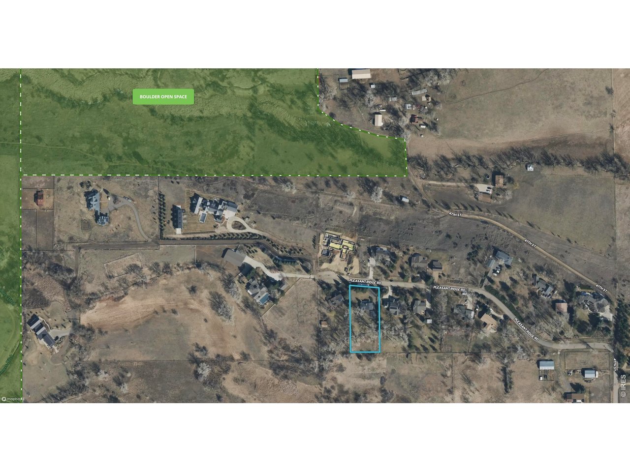 3990 Pleasant Ridge Road Boulder, CO 80301 - Photo 35 of 40 Boundary lines for illustrative purposes only