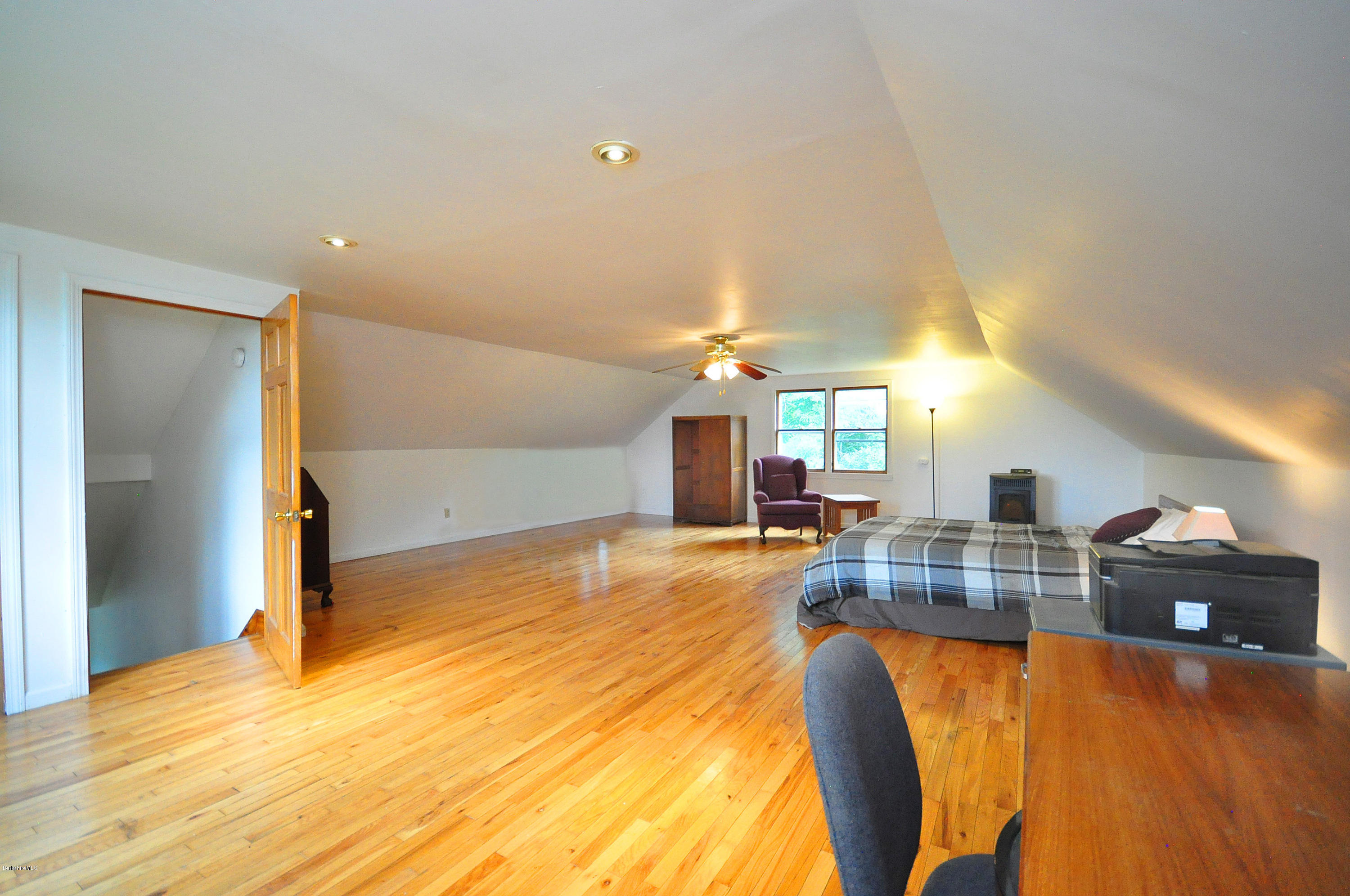 6 Johnnycake Hill Road Chester, MA 01011 - Photo 32 of 43 a living room with stainless steel appliances furniture and a kitchen view