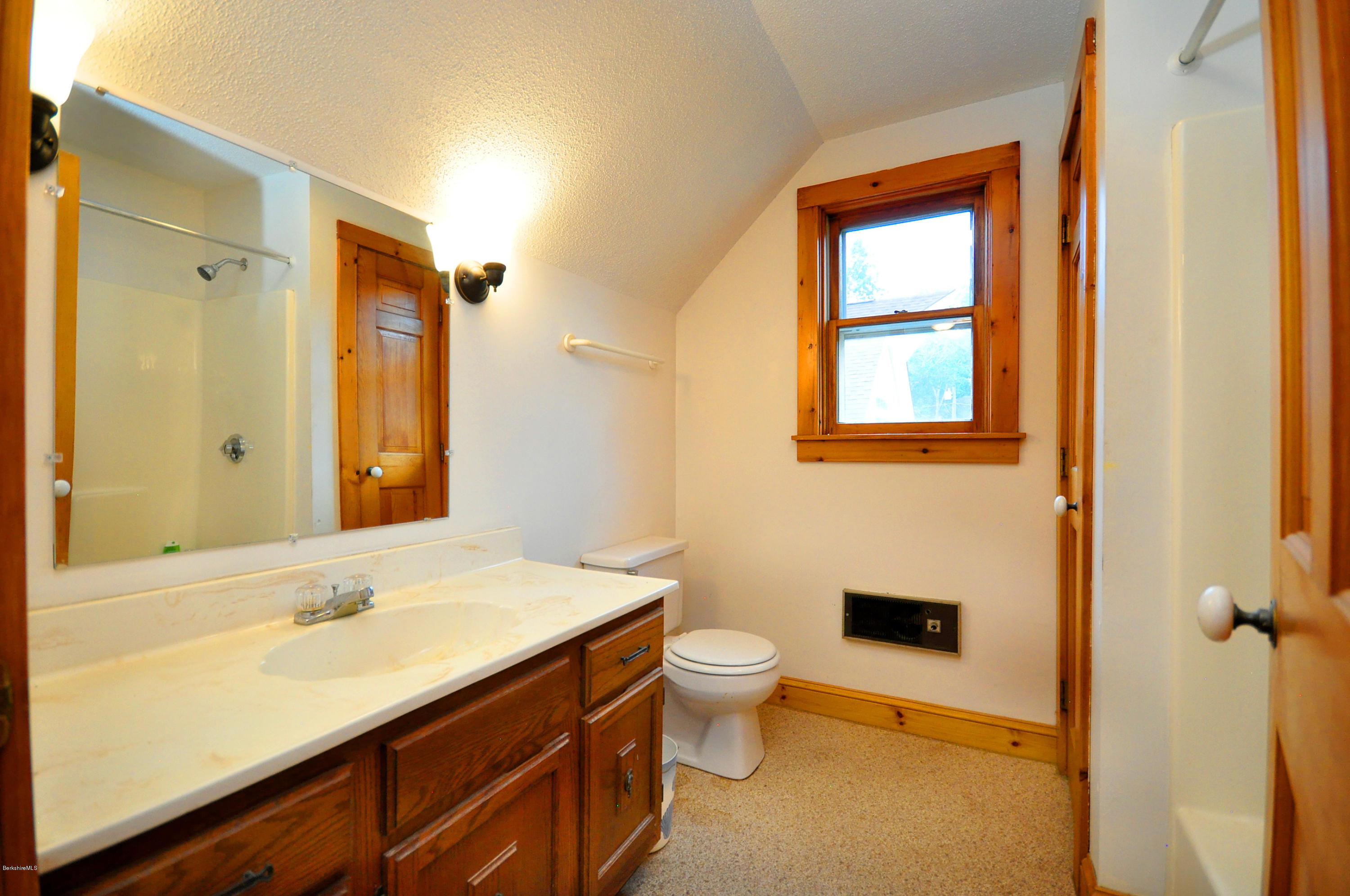 6 Johnnycake Hill Road Chester, MA 01011 - Photo 37 of 43 a bathroom with a sink and a mirror