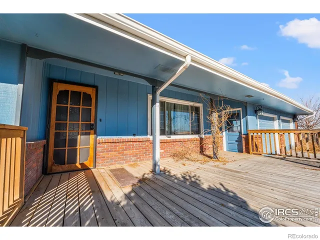 a view of outdoor space and deck