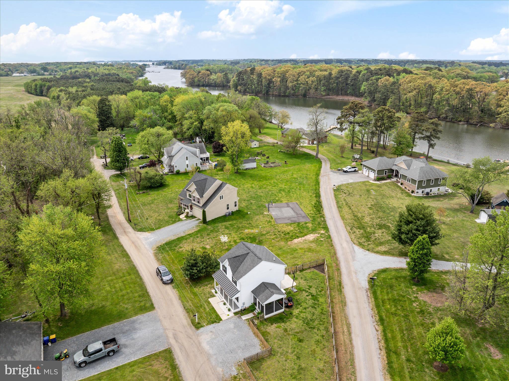 200 Newtown Road Chester, MD 21619 - Photo 31 of 50 an aerial view of residential houses with outdoor space