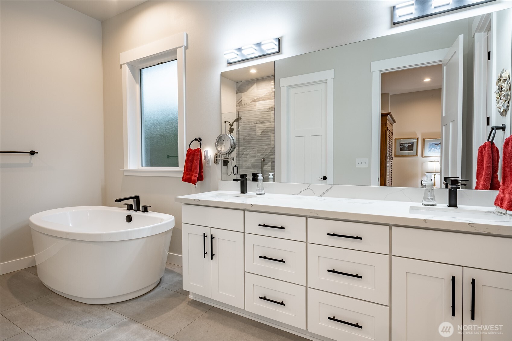 2202 Berryman Loop Lynden, WA 98264 - Photo 22 of 39 a bathroom with a double vanity sink mirror and toilet