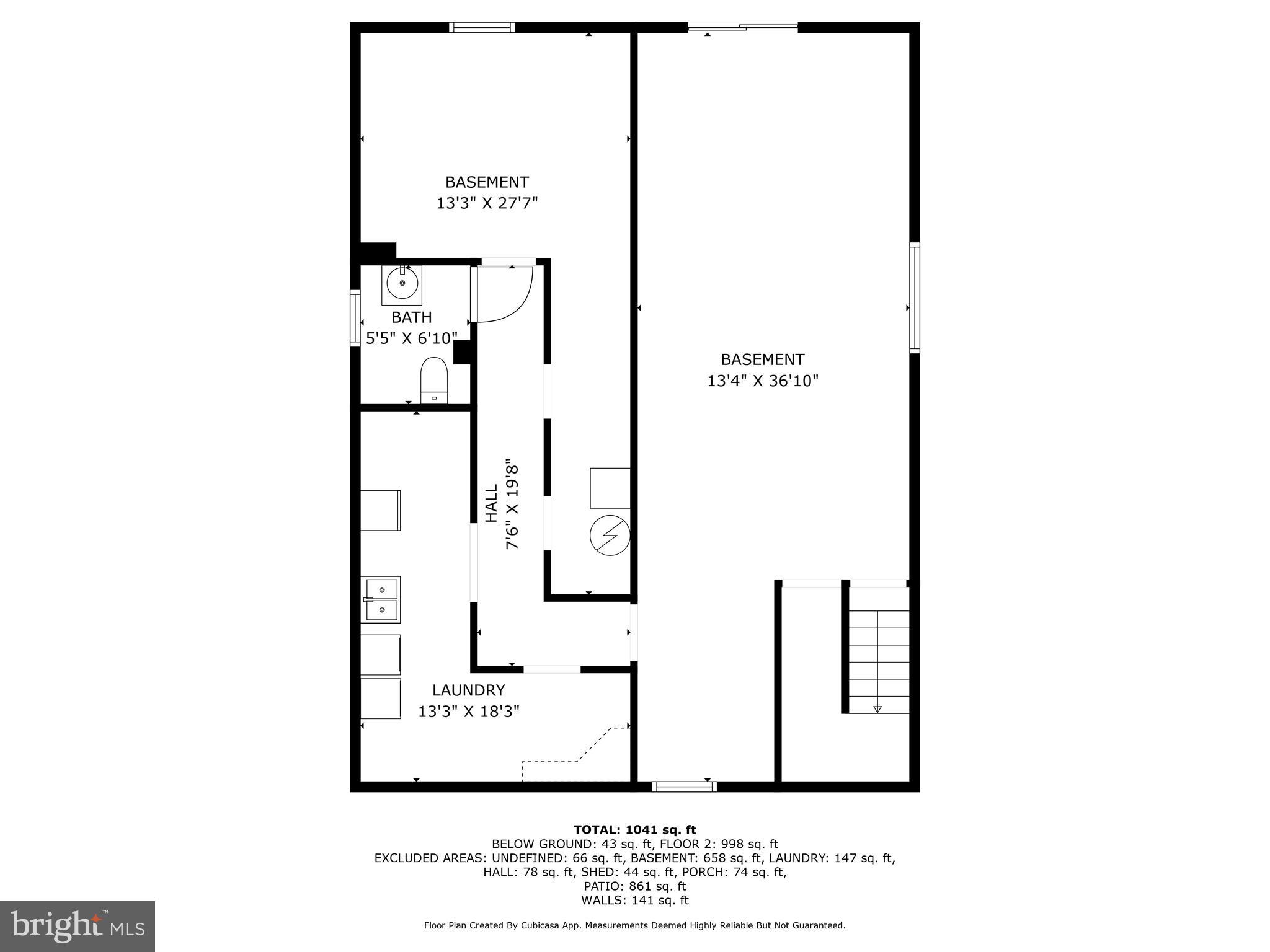 4329 H Street Southeast Washington, DC 20019 - Photo 32 of 34 Lower level
