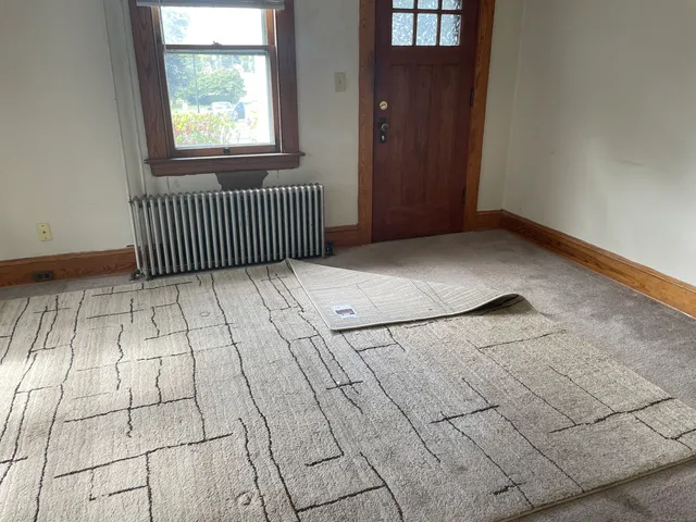 a view of wooden floor