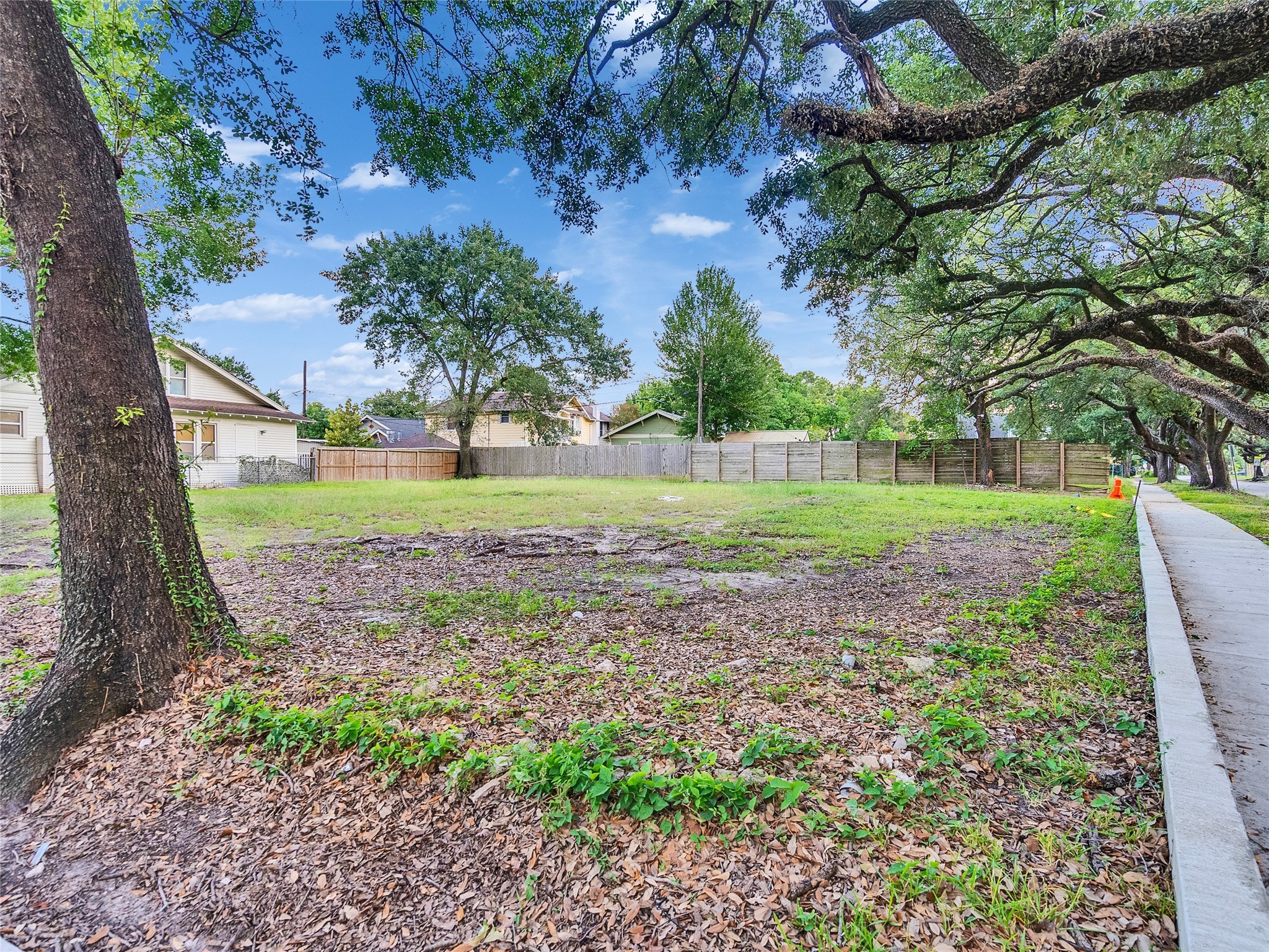 4402 Rusk Street Houston, TX 77023 - Photo 4 of 9 a view of a yard with a tree