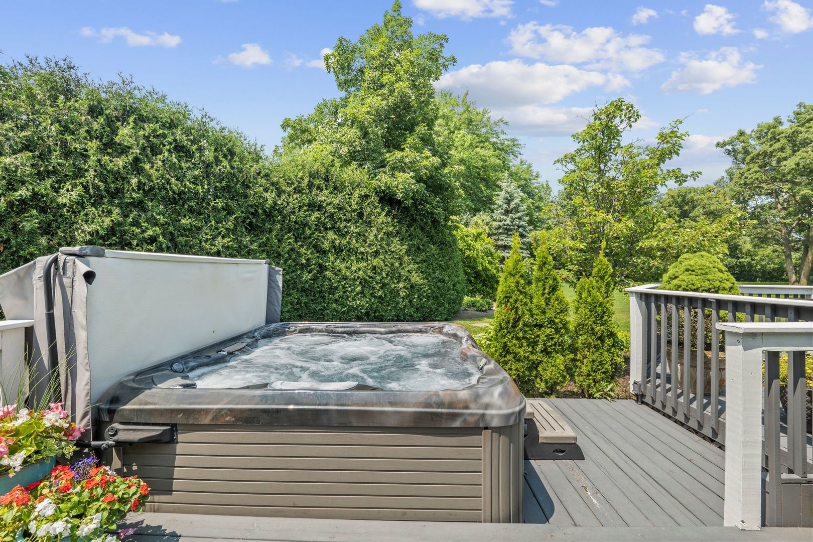 620 West Old Elm Road Lake Forest, IL 60045 - Photo 52 of 77 a view of a backyard with sitting area