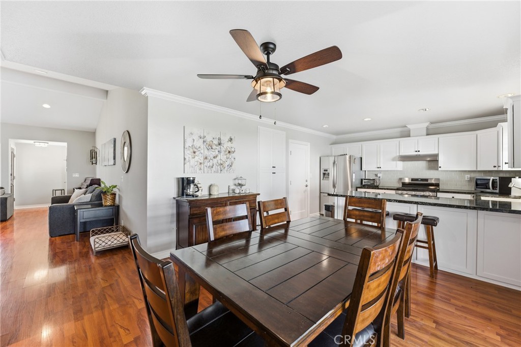 3465 Conata Street Duarte, CA 91010 - Photo 8 of 36 a view of a dining room with furniture window and wooden floor