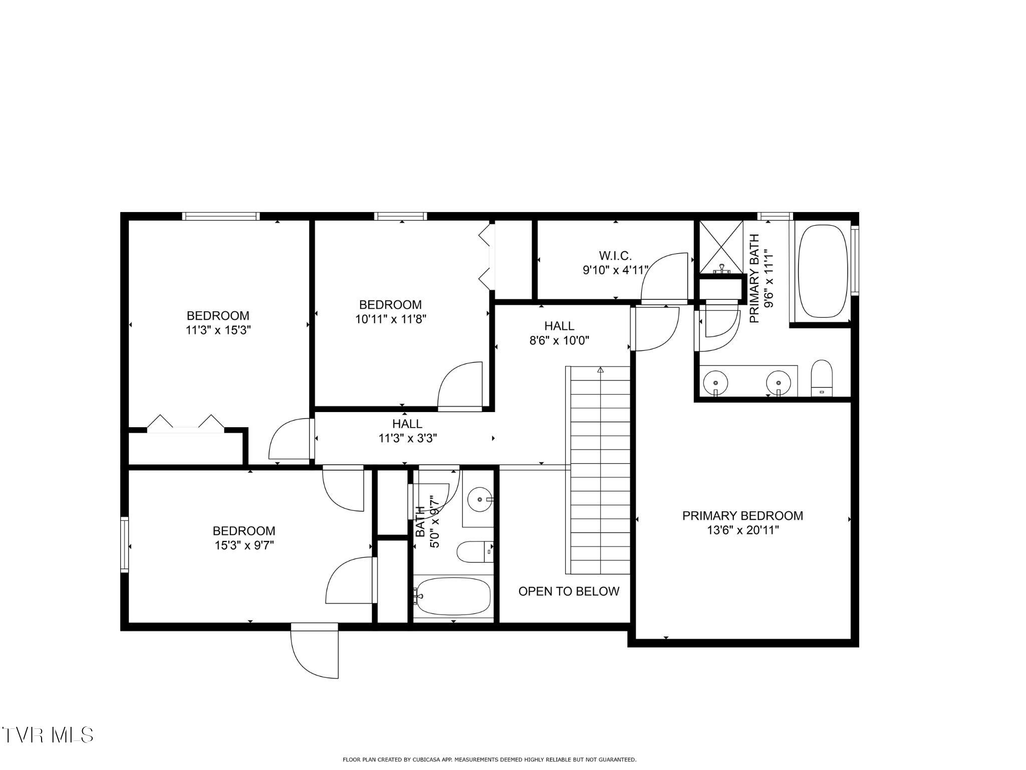 508 Elmer Walker Road Jonesborough, TN 37659 - Photo 63 of 64 Upstairs appx floorplan
