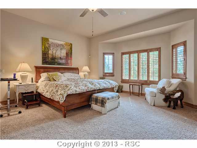 11587 Shaugnessy Road Colorado Springs, CO 80908 - Photo 9 of 24 Main level master retreat with plantation shutters