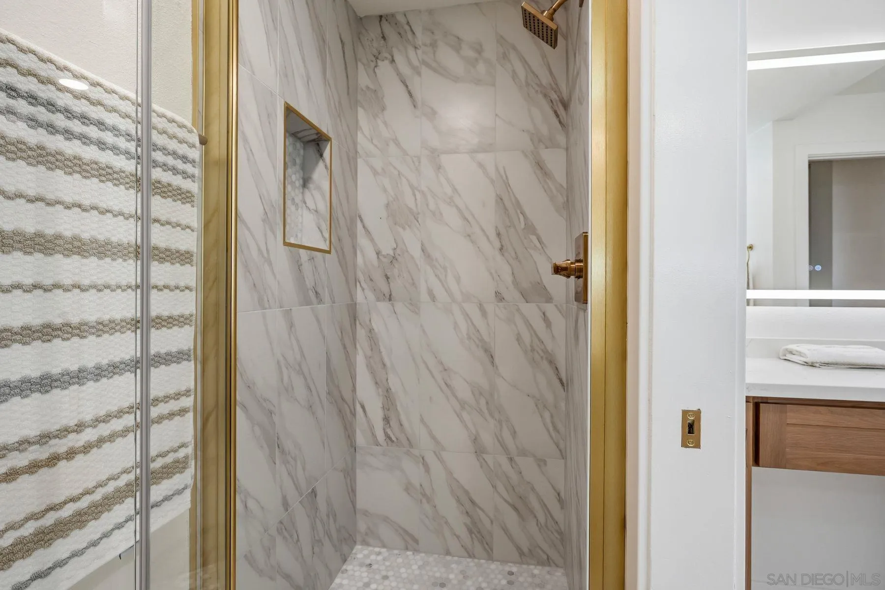3606 Vista Rey, Unit 46 Oceanside, CA 92057 - Photo 16 of 36 a bathroom with a shower