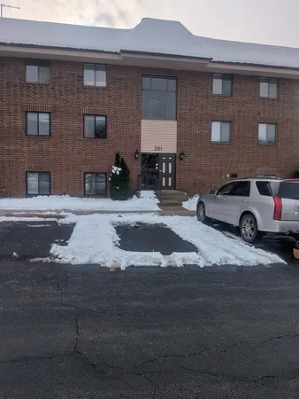 a car parked in front of a building