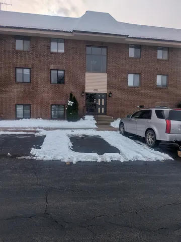 a car parked in front of a building