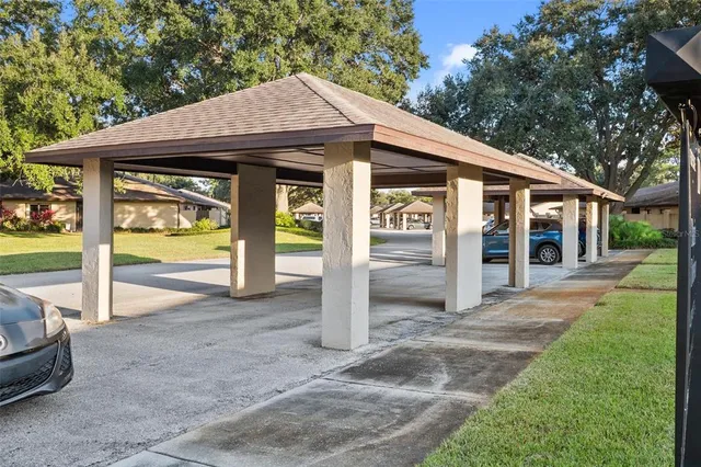 a view of a house with garden