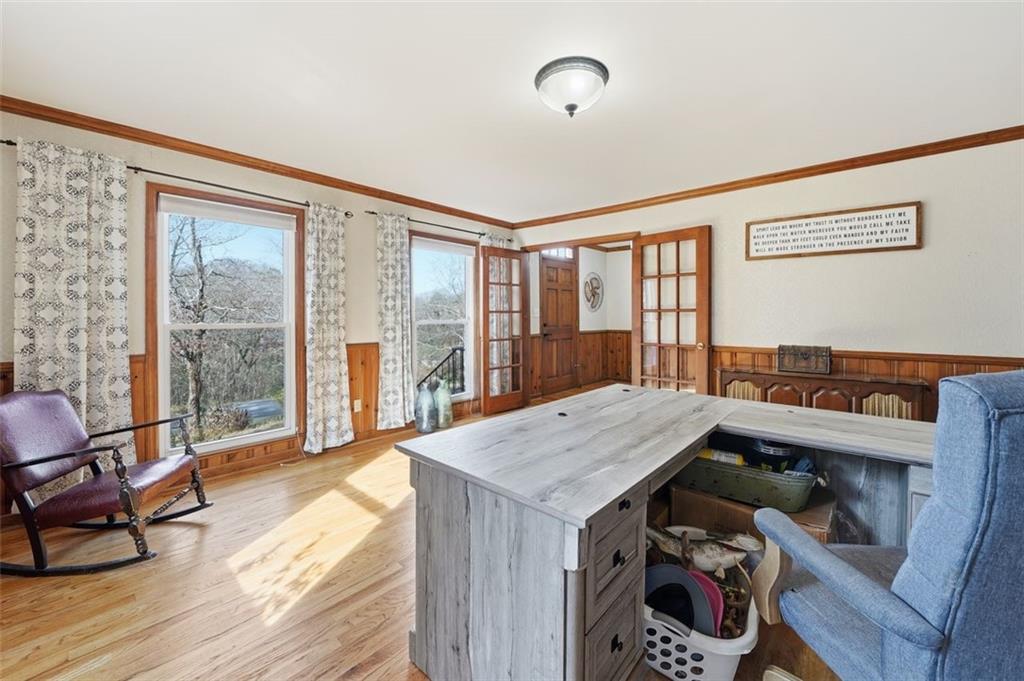 205 Hart Circle Dallas, GA 30132 - Photo 13 of 44 a view of a dining room with furniture window and outside view