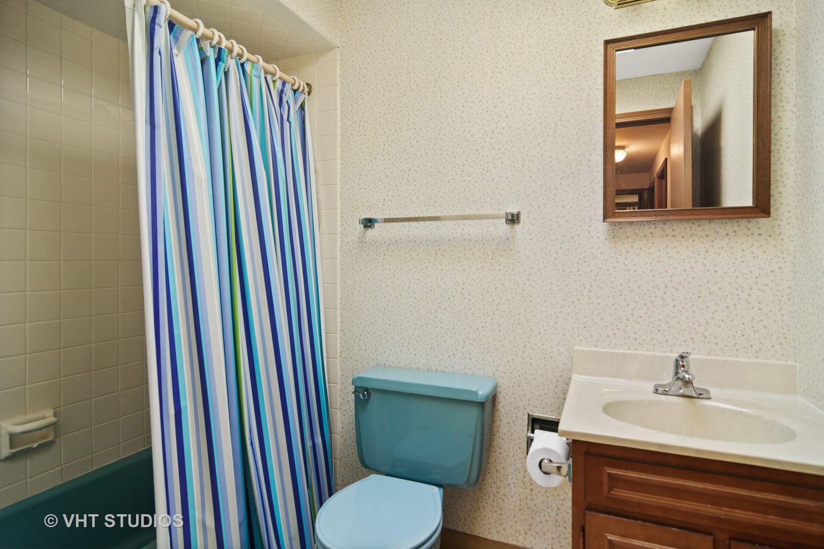 975 Ruth Drive Elgin, IL 60123 - Photo 14 of 17 a bathroom with a sink a toilet and mirror