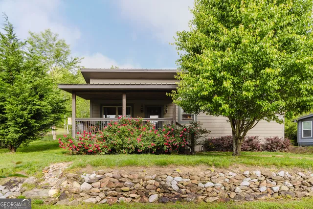 front view of house with a yard