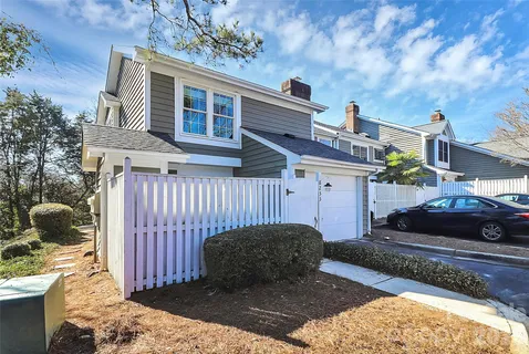 a view of a house with a patio