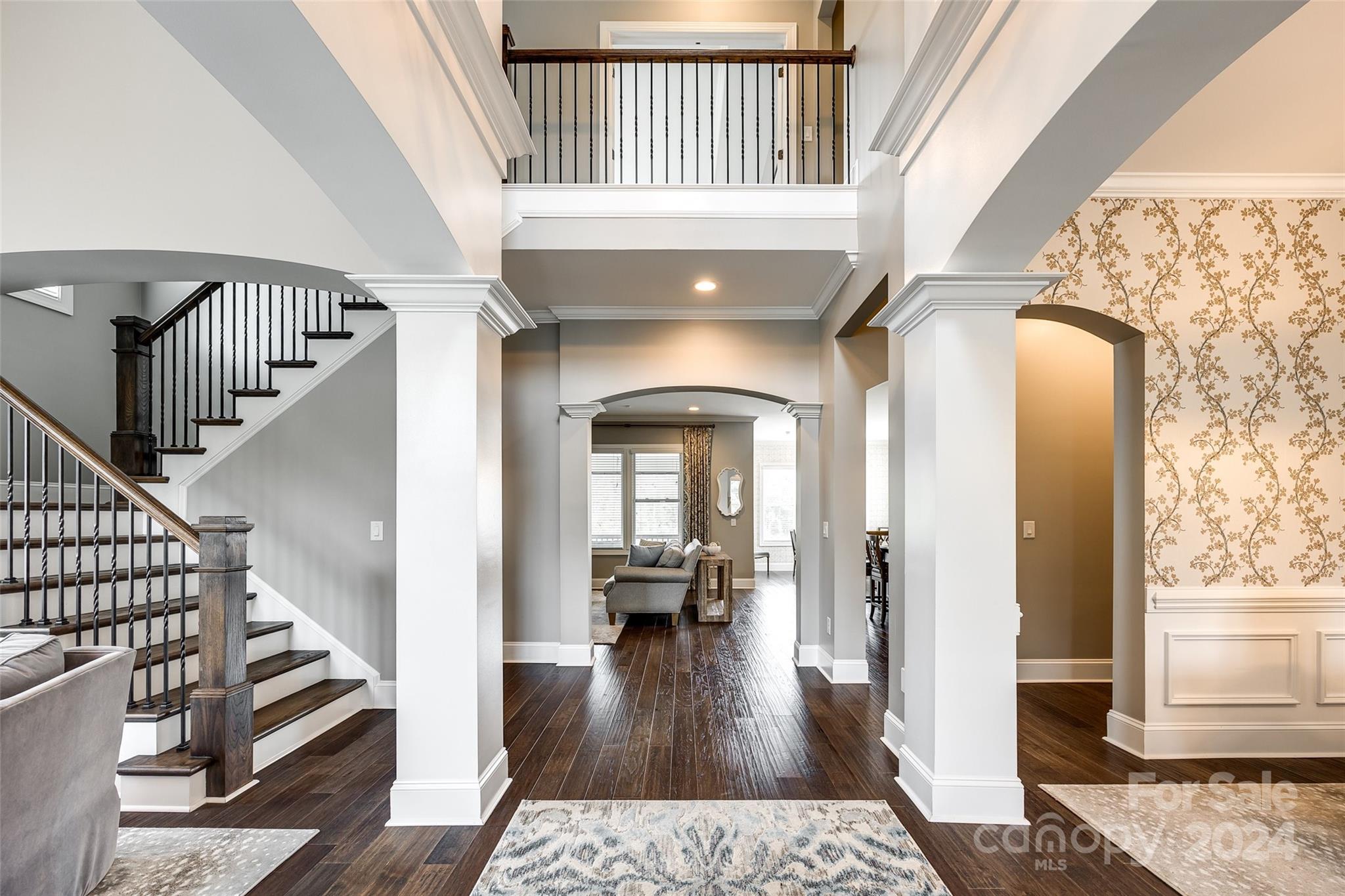 2264 Watermark Point Place Fort Mill, SC 29708 - Photo 6 of 48 a view of entryway and hall with wooden floor
