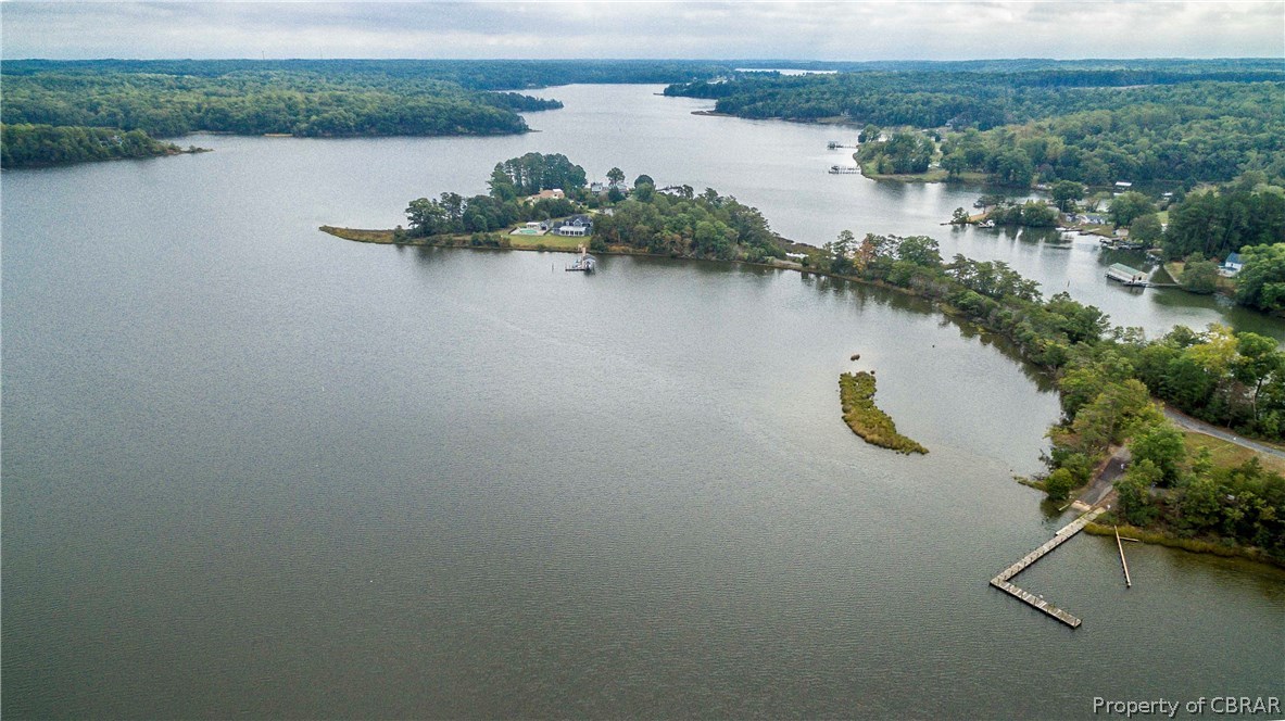 1374 Island Point Road Heathsville, VA 22473 - Photo 37 of 39 Aerial view of the river.