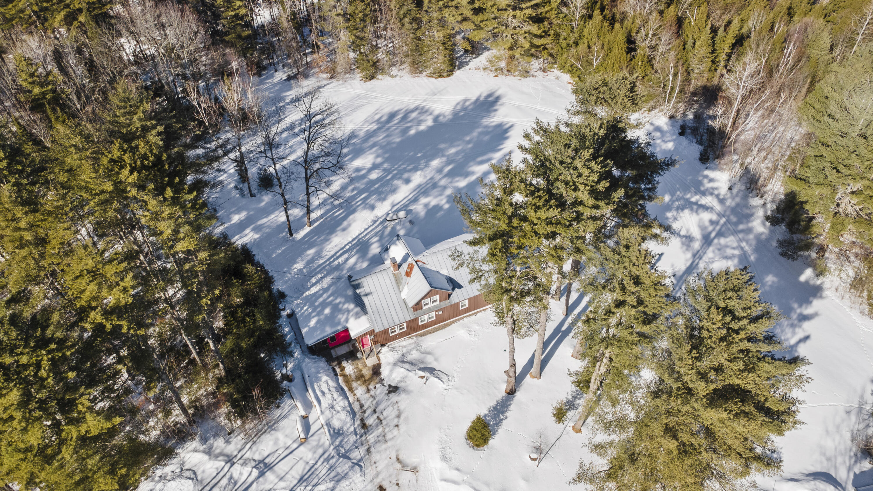162 Wellington Road Harmony, ME 04942 - Photo 35 of 50 35 Aerial from Front