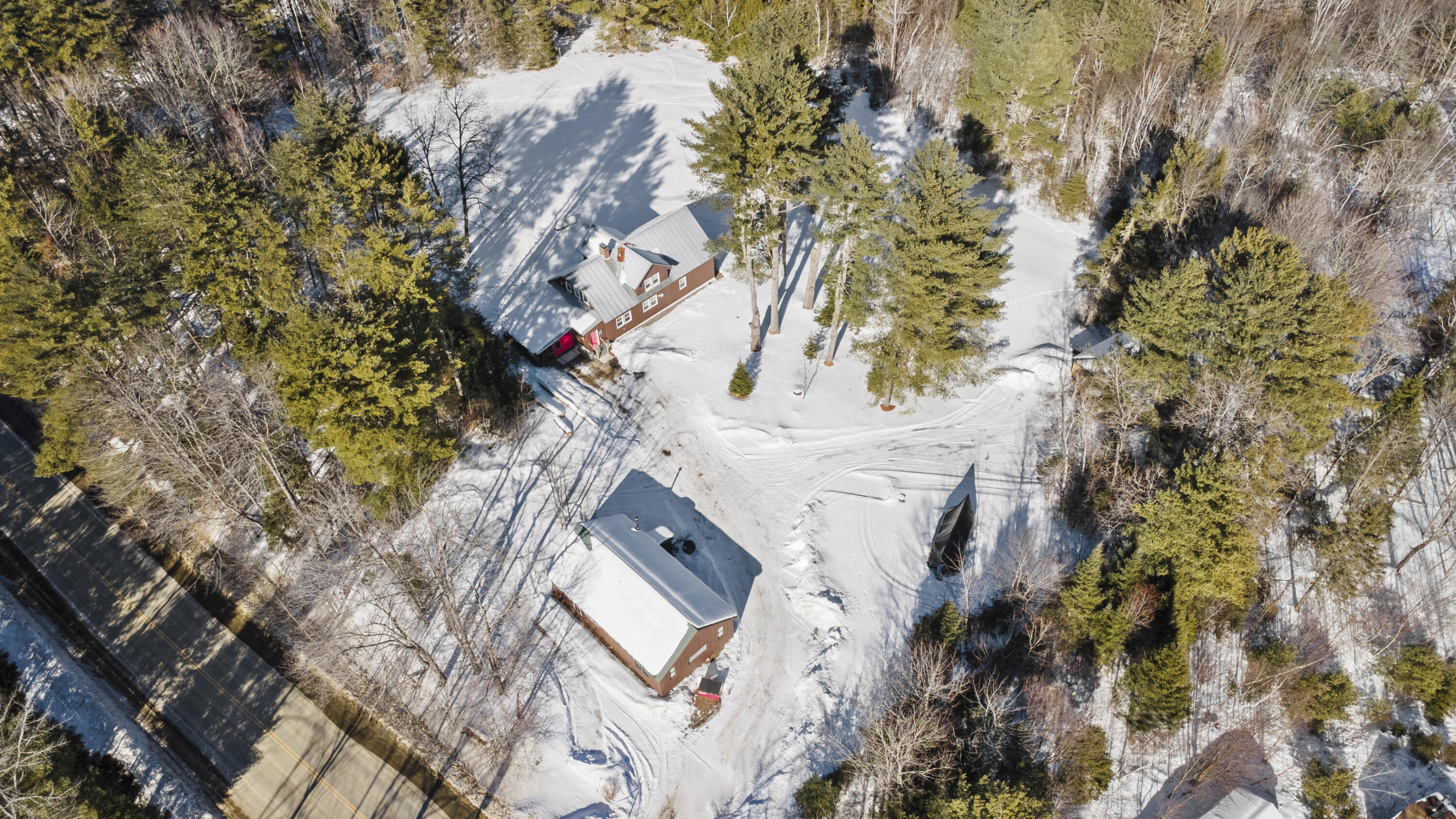 162 Wellington Road Harmony, ME 04942 - Photo 39 of 50 39 Aerial from Road