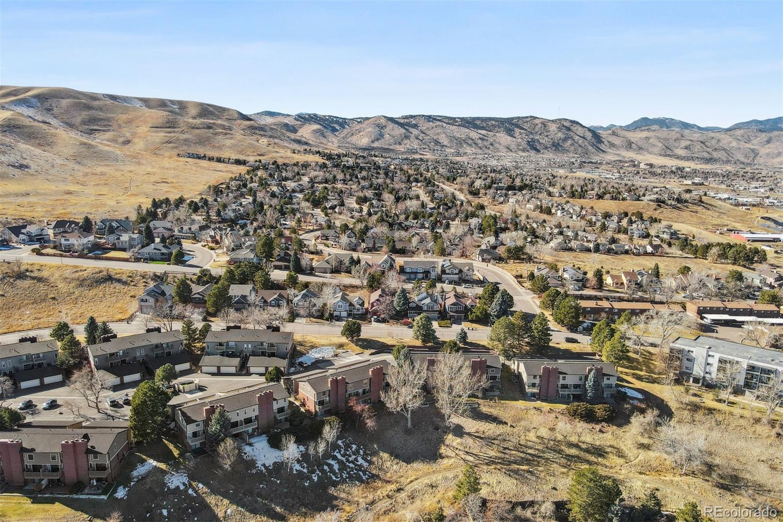 72 South Holman Way Golden, CO 80401 - Photo 33 of 34 an aerial view of residential houses with outdoor space