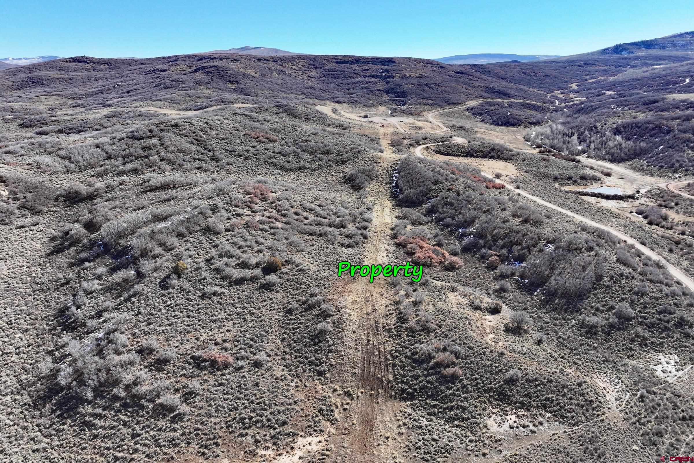 Tbd Harrison Gulch Road Collbran, CO 81624 - Photo 3 of 11 a view of a dry field with trees in the background