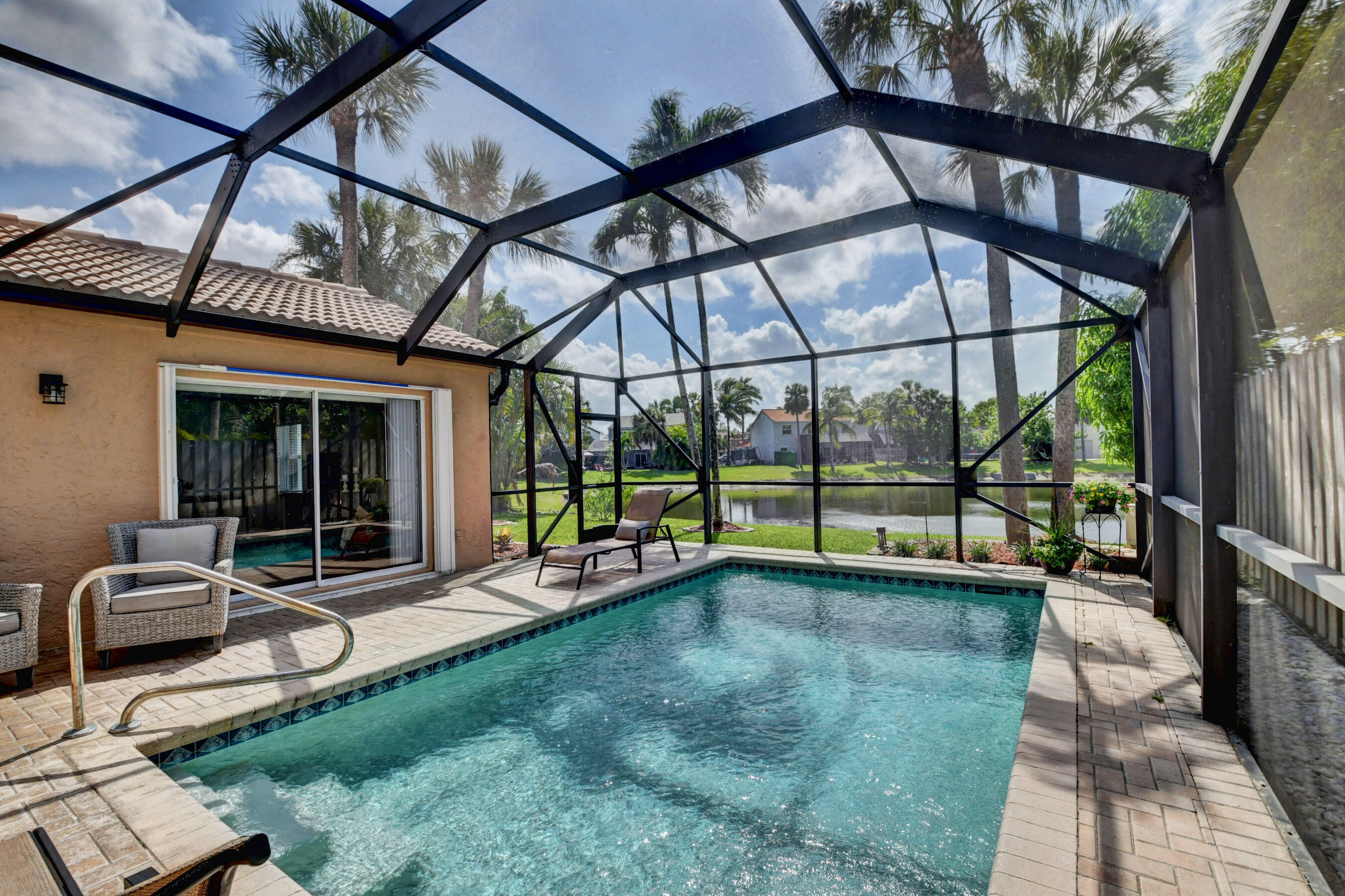 21411 Millbrook Court Boca Raton, FL 33498 - Photo 45 of 66 Screen Enclosure/Poo