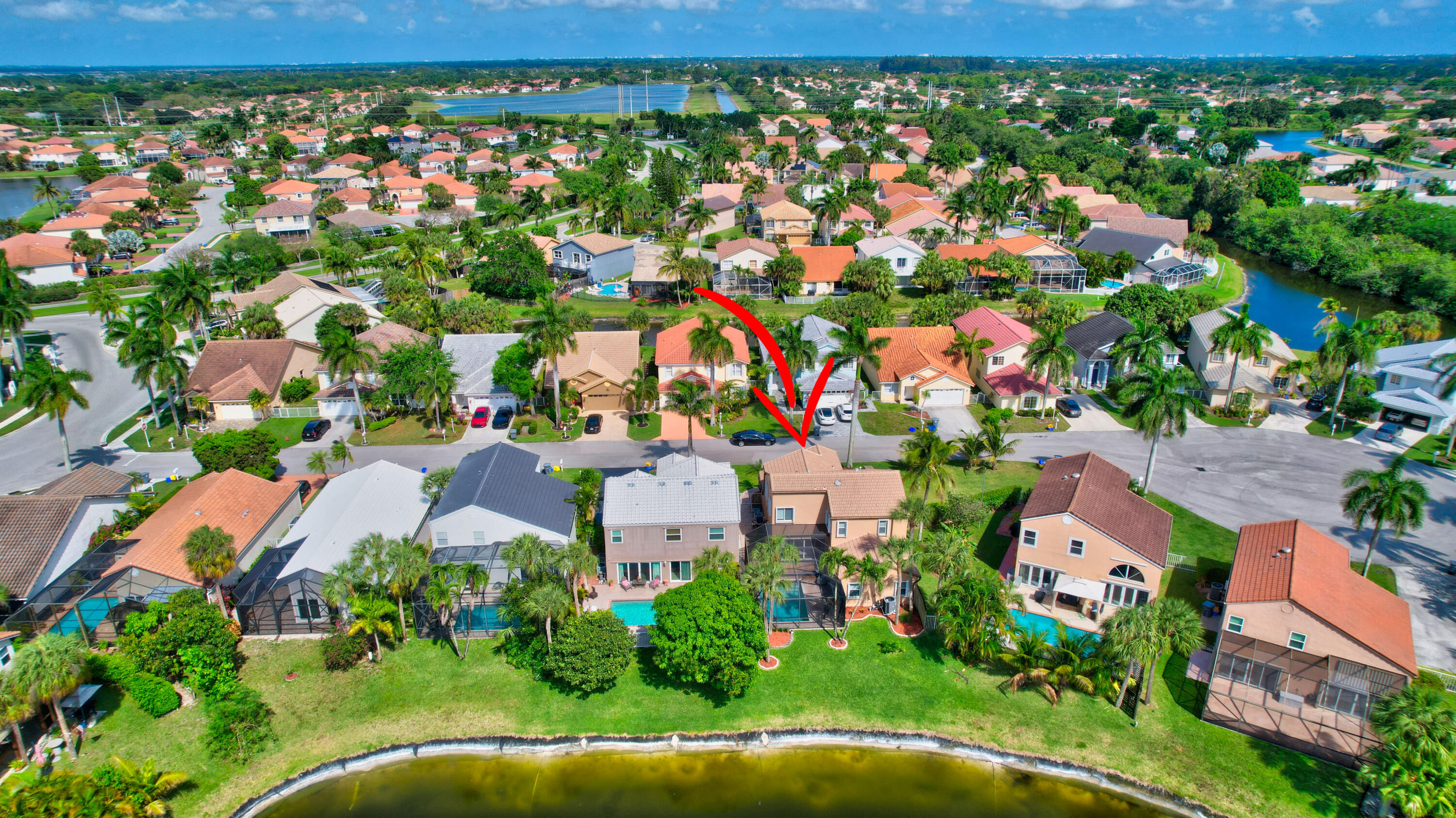 21411 Millbrook Court Boca Raton, FL 33498 - Photo 55 of 66 Aerial view of home