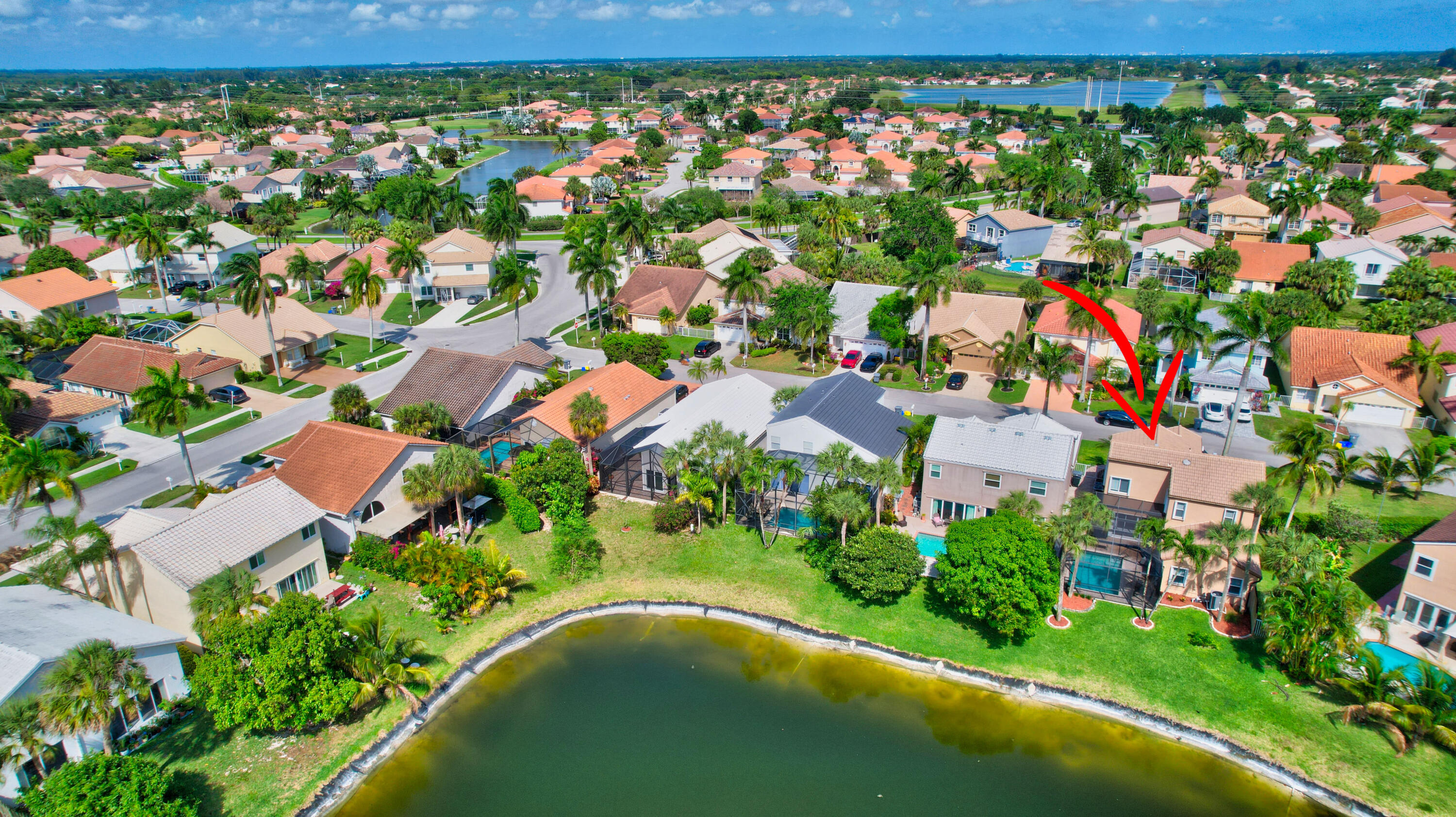 21411 Millbrook Court Boca Raton, FL 33498 - Photo 56 of 66 Aerial view of home