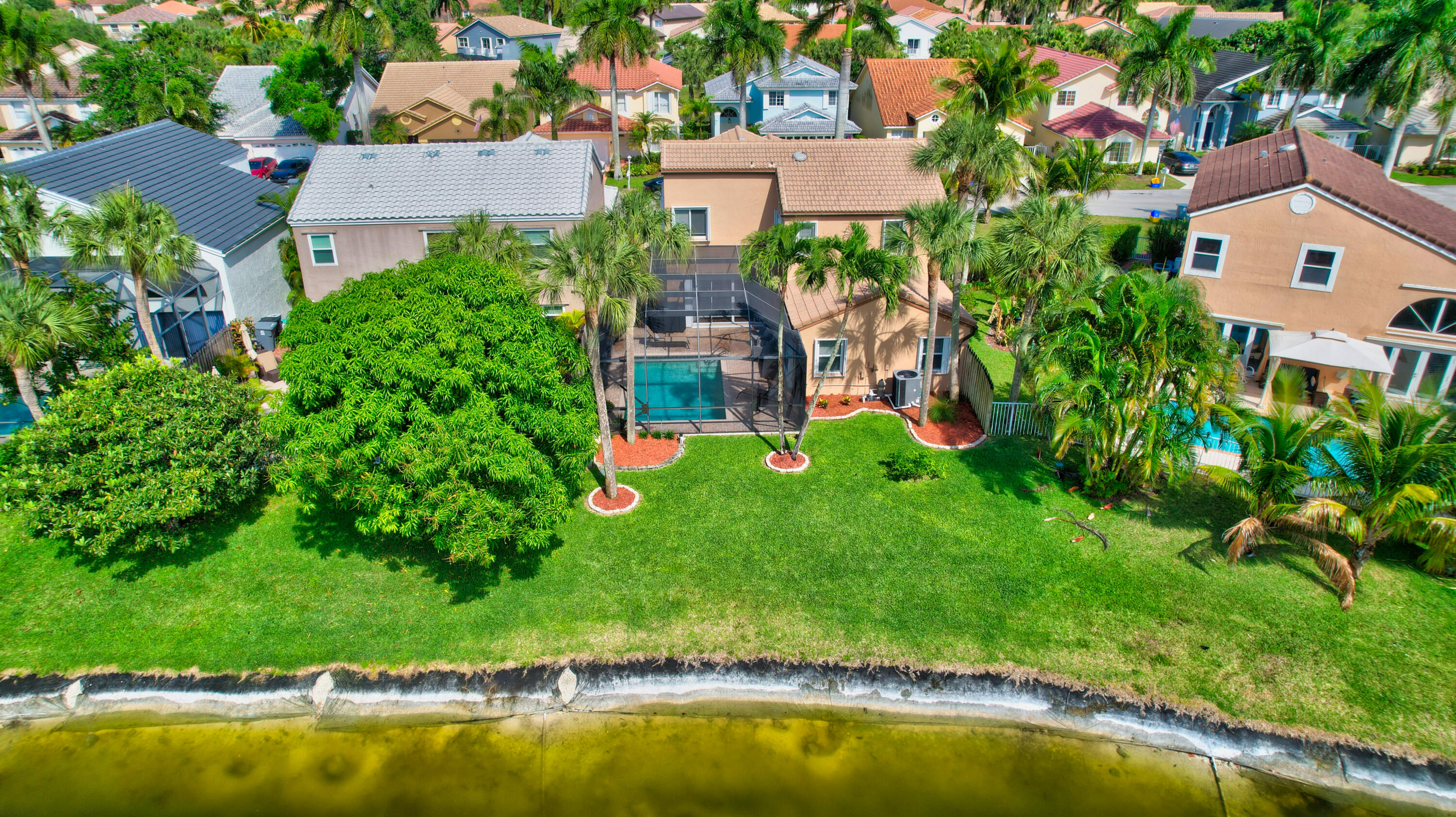 21411 Millbrook Court Boca Raton, FL 33498 - Photo 60 of 66 Aerial view of home