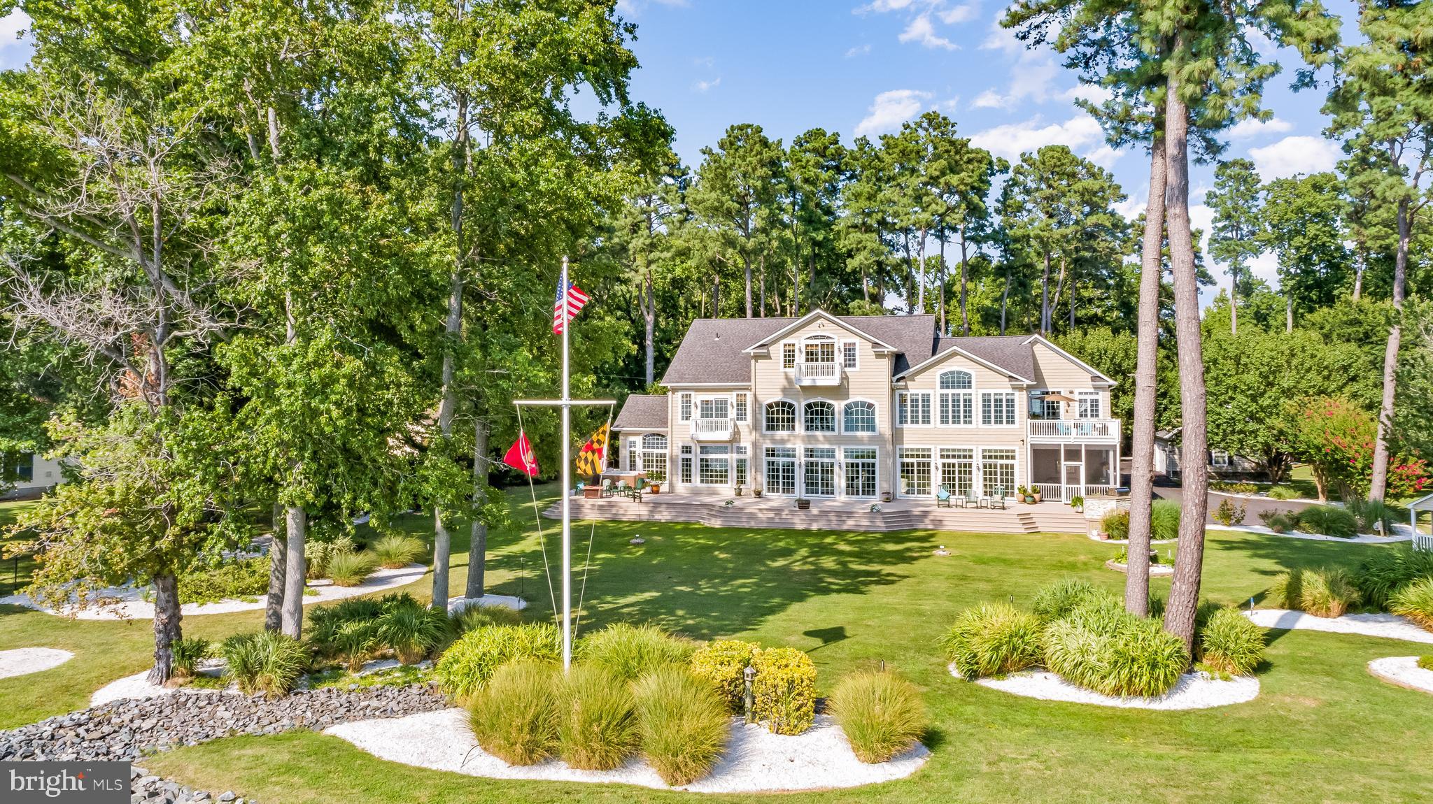 16105 Thomas Road Piney Point, MD 20674 - Photo 16 of 89 Exterior Rear Drone Pic