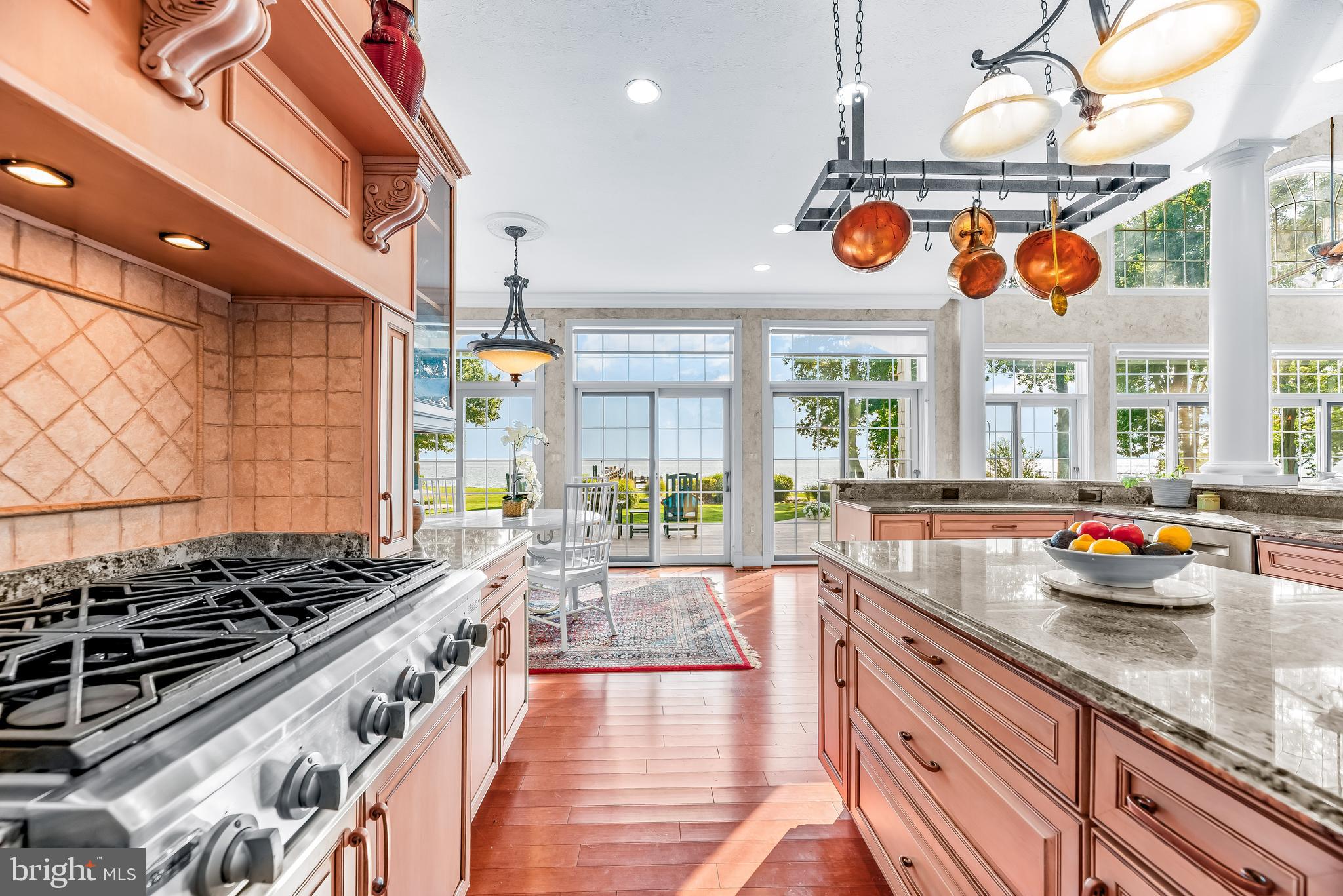 16105 Thomas Road Piney Point, MD 20674 - Photo 28 of 89 Kitchen-Six Burner Stove Pot Filler