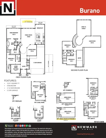 an aerial view of a house with a swimming pool