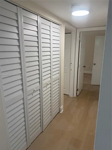 a view of closet area