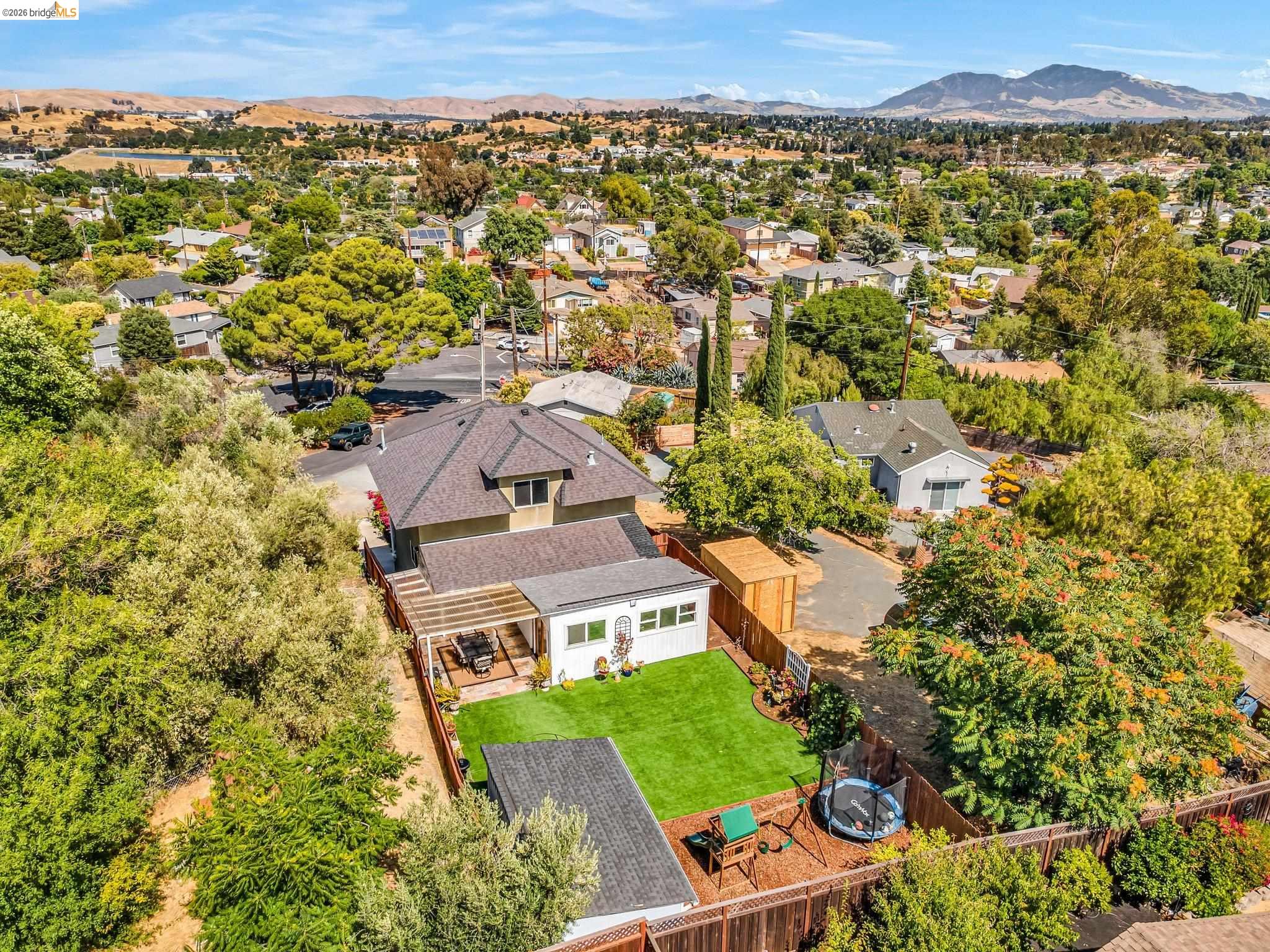 2350 West Shell Avenue Martinez, CA 94553 - Photo 10 of 39 an aerial view of residential houses with outdoor space and trees