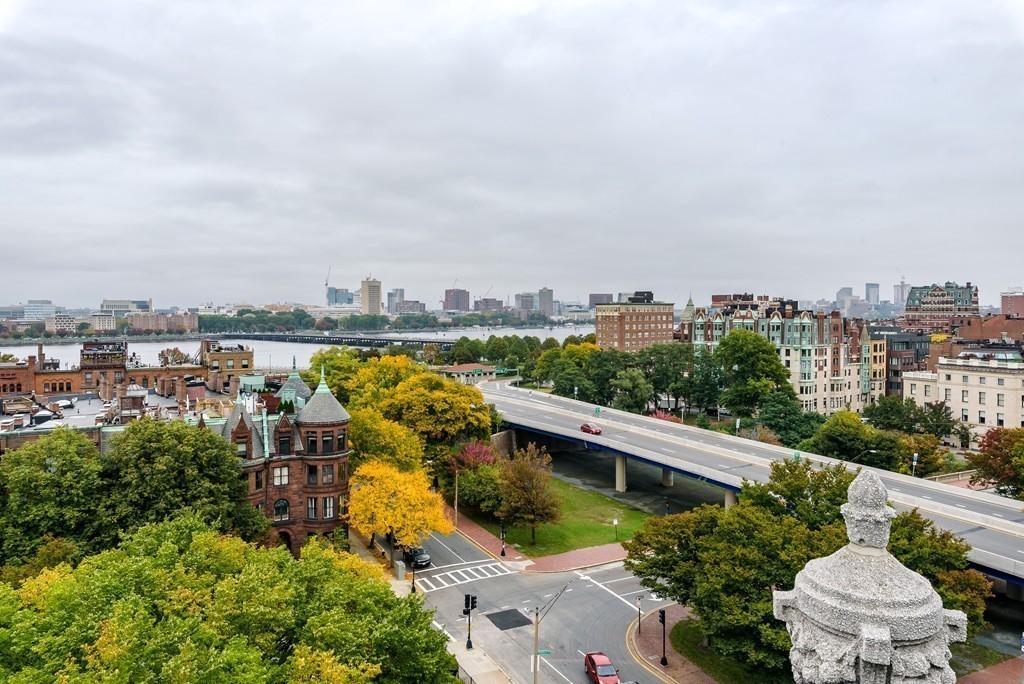 464 Commonwealth Avenue, Unit 38 Boston, MA 02215 - Photo 16 of 16 a view of a city from a balcony with outdoor seating