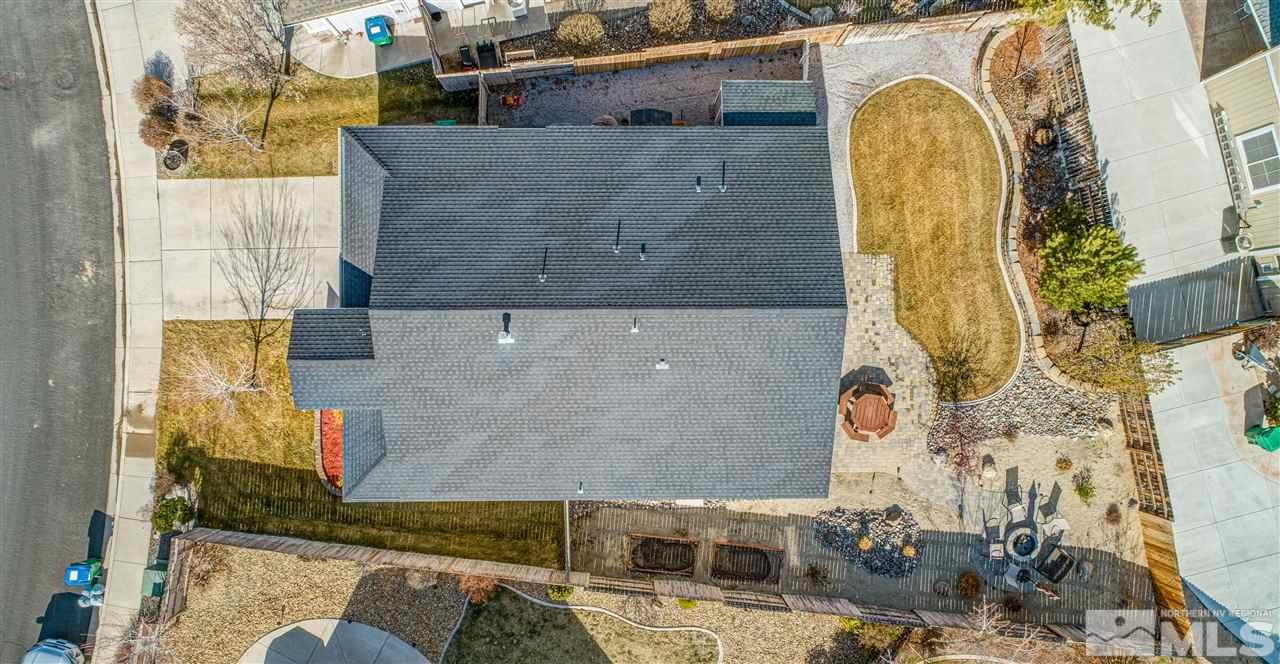 10040 Stonefield Drive Reno, NV 89521 - Photo 4 of 24 an aerial view of a house with swimming pool