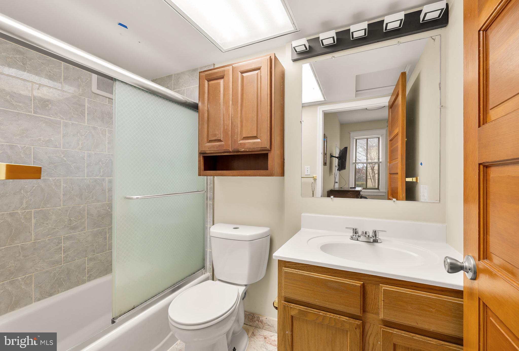 500 9th Street Southeast Washington, DC 20003 - Photo 19 of 34 a bathroom with a sink a toilet and shower