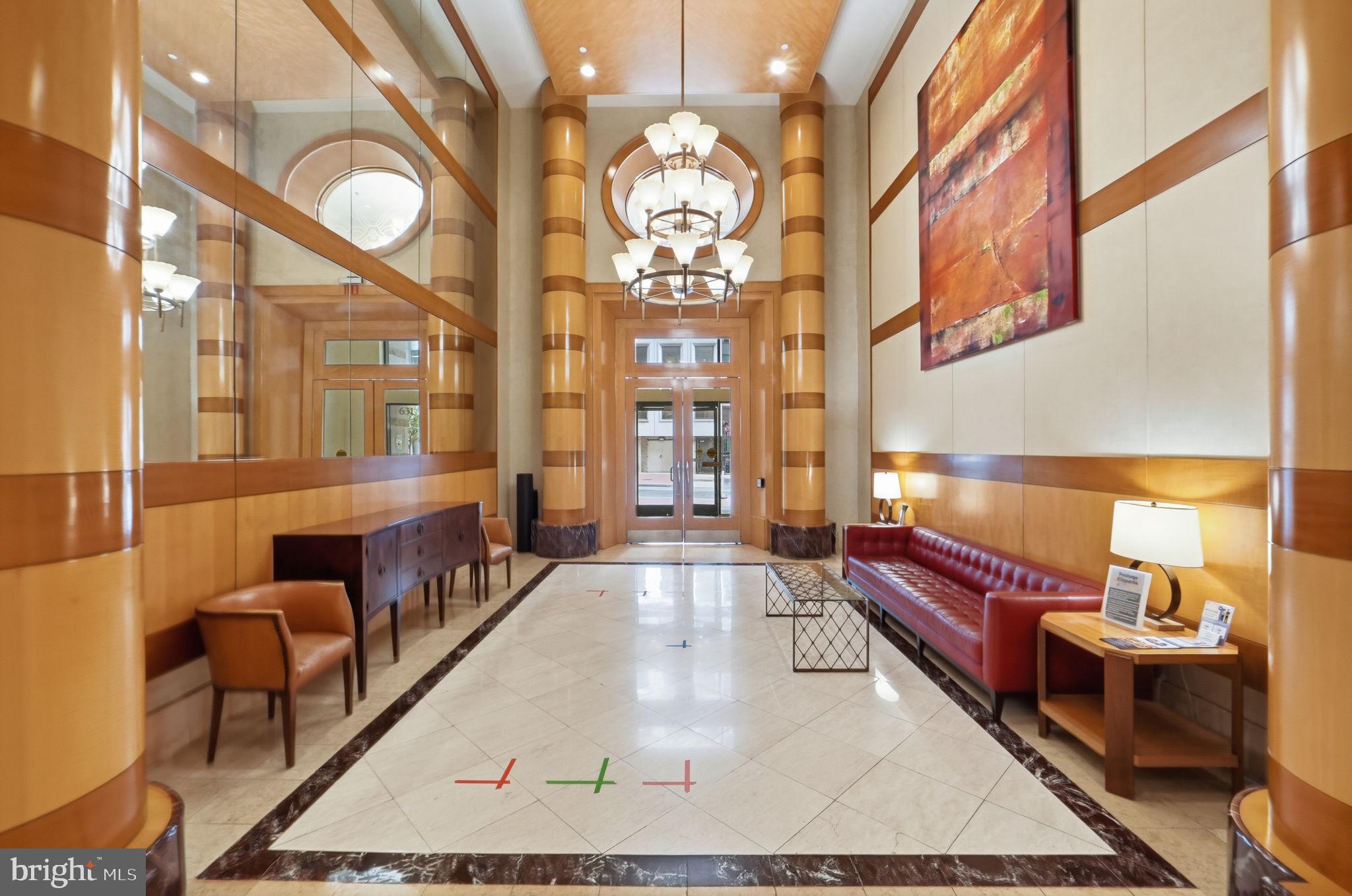 631 D Street Northwest, Unit 633 Washington, DC 20004 - Photo 5 of 40 Lafayette Lobby