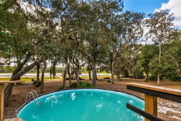 a swimming pool view