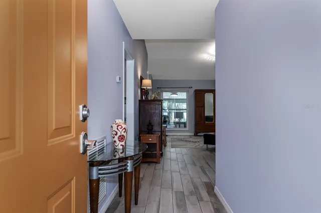 wooden floor in a gallery