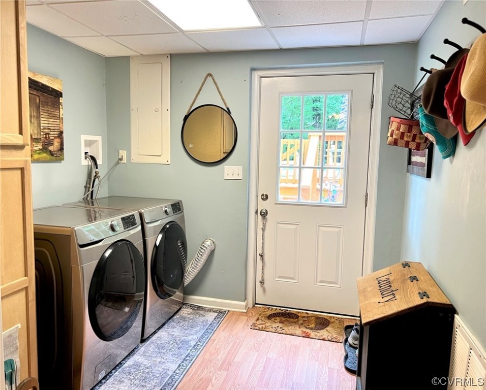 4520 Cralles Road Amelia Court House, VA 23002 - Photo 14 of 21 a view of a storage and utility room with washer and dryer