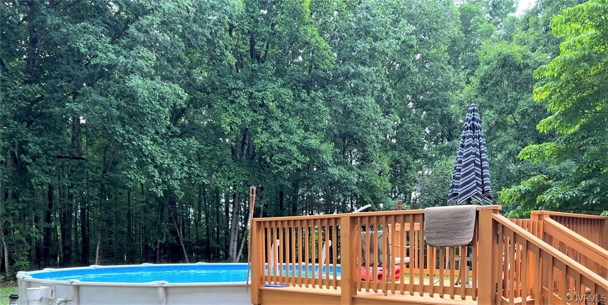 4520 Cralles Road Amelia Court House, VA 23002 - Photo 16 of 21 a view of outdoor space with deck and yard