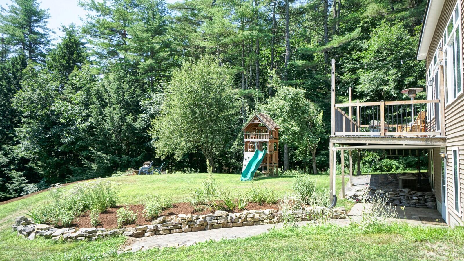 85 Mill Road North Yarmouth, ME 04097 - Photo 38 of 46 Landscaped Back Yard
