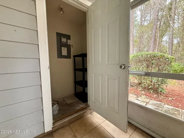 a view of front door