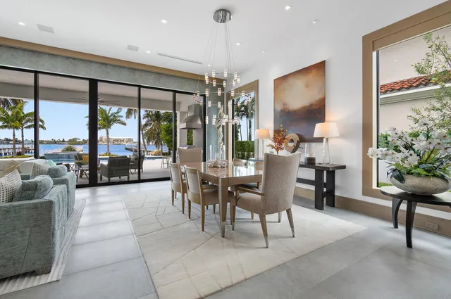 a kitchen with lots of counter top space