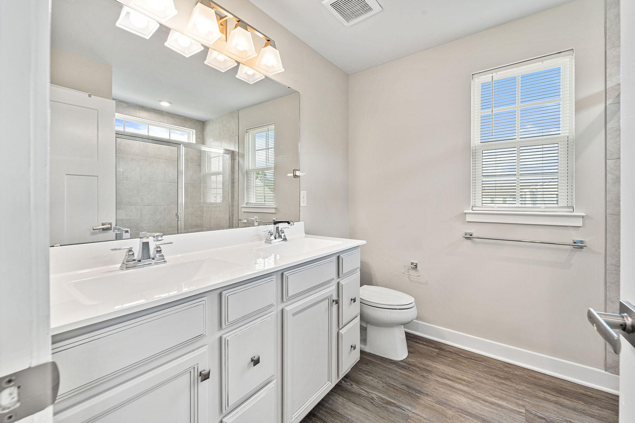 2 Sparrow Circle Sewell, NJ 08080 - Photo 13 of 24 Bright and airy modern primary bathroom retreat.