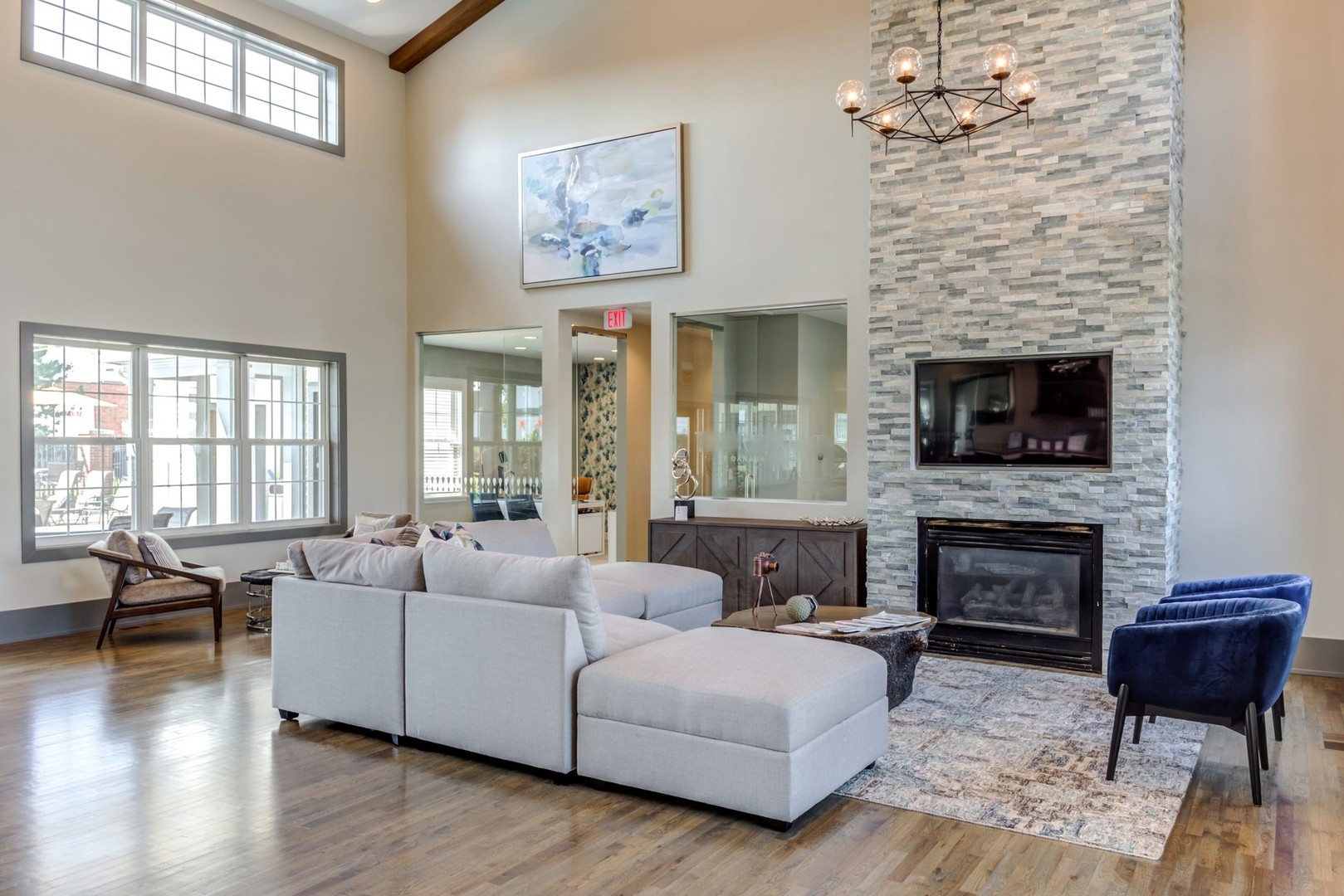 425 Chopin Court, Unit 425 Wheaton, IL 60189 - Photo 12 of 61 a living room with furniture fireplace and window